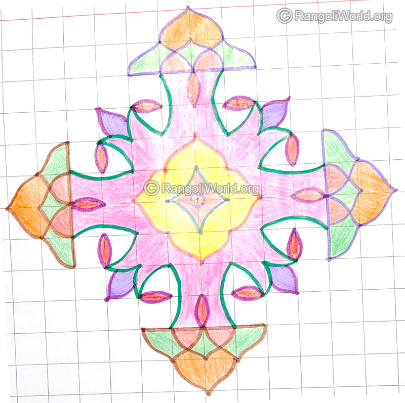 Small pooja kolam may8 2015