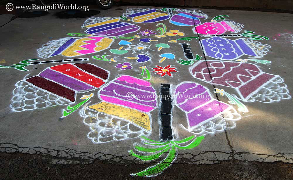 pongal rangoli